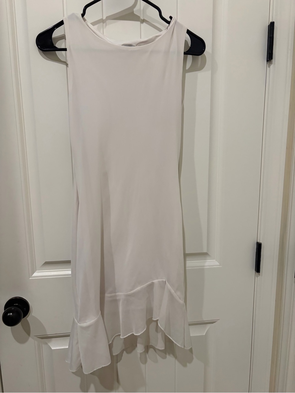 Princess Polly White High-Low Asymmetric Skirt